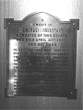 Commemorative brass plaque