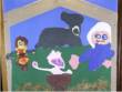 Mary, Joseph and baby Jesus (collage)