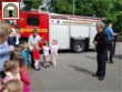 A fire engine visited Moorland Nursery School