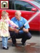 A fire engine visited Moorland Nursery School