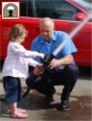 A fire engine visited Moorland Nursery School