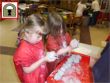Clay is pressed into our special frame