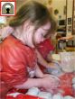 Clay is pressed into our special frame